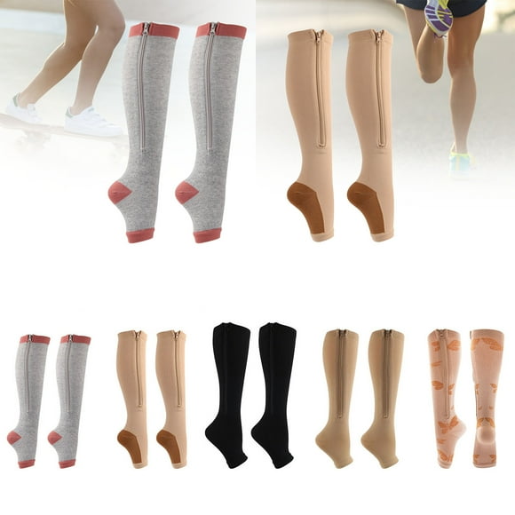 Zipper Compression Socks Men