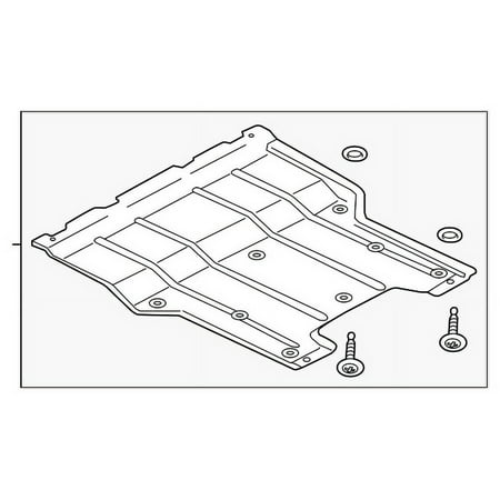 Genuine OE Audi Lower Shield - 8U0-863-821-A