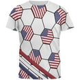 thumbnail image 1 of 4th of July USA World Cup Soccer Ball All Over Mens T Shirt Multi SM, 1 of 2