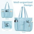 thumbnail image 2 of Tote Bag for Women with Multi-Pocket, Kabaqoo Crossbody Work Bag for Casual Dating College, 2 of 8