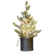 thumbnail image 1 of Árbol de navidad artificial flocado, árbol de navidad de cedro de mesa, adornos navideños para interiores Adepaton CPB-SSW142-2, 1 of 5