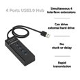 thumbnail image 3 of 4-Port USB 2.0/3.0 Hub High Speed Multi Splitter USB Adapter Expander Cable for Desktop Laptop ,Powerful Charging, 3 of 5