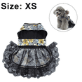 thumbnail image 2 of Vestido de verano Dinheiro para perros pequeños, ropa de boda para gatos, atuendo para niña, camisa, disfraz de flores, 2 of 8