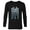 Black, variant on Disney Haunted Mansion Official Live-Action Movie H.M. Logo - Long Sleeve T-Shirt for Men - Customized-Navy