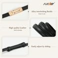 thumbnail image 7 of SUOSDEY Skinny Women Belt Thin Women Belt Ladies Dresses Belt with Alloy Turn Lock, 7 of 7