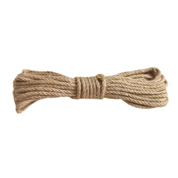 Jute Rope para gatos Postes de rayas de gato Rope Diy Craft Reemplazar para alfombra de Jute Cáñamo de turbia DIY
