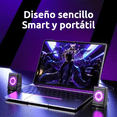 thumbnail image 2 of Bocinas Para Pc Computadora Escritorio Altavoz Rgb Subwoofer Eo Safe Imports Negro, 2 of 5