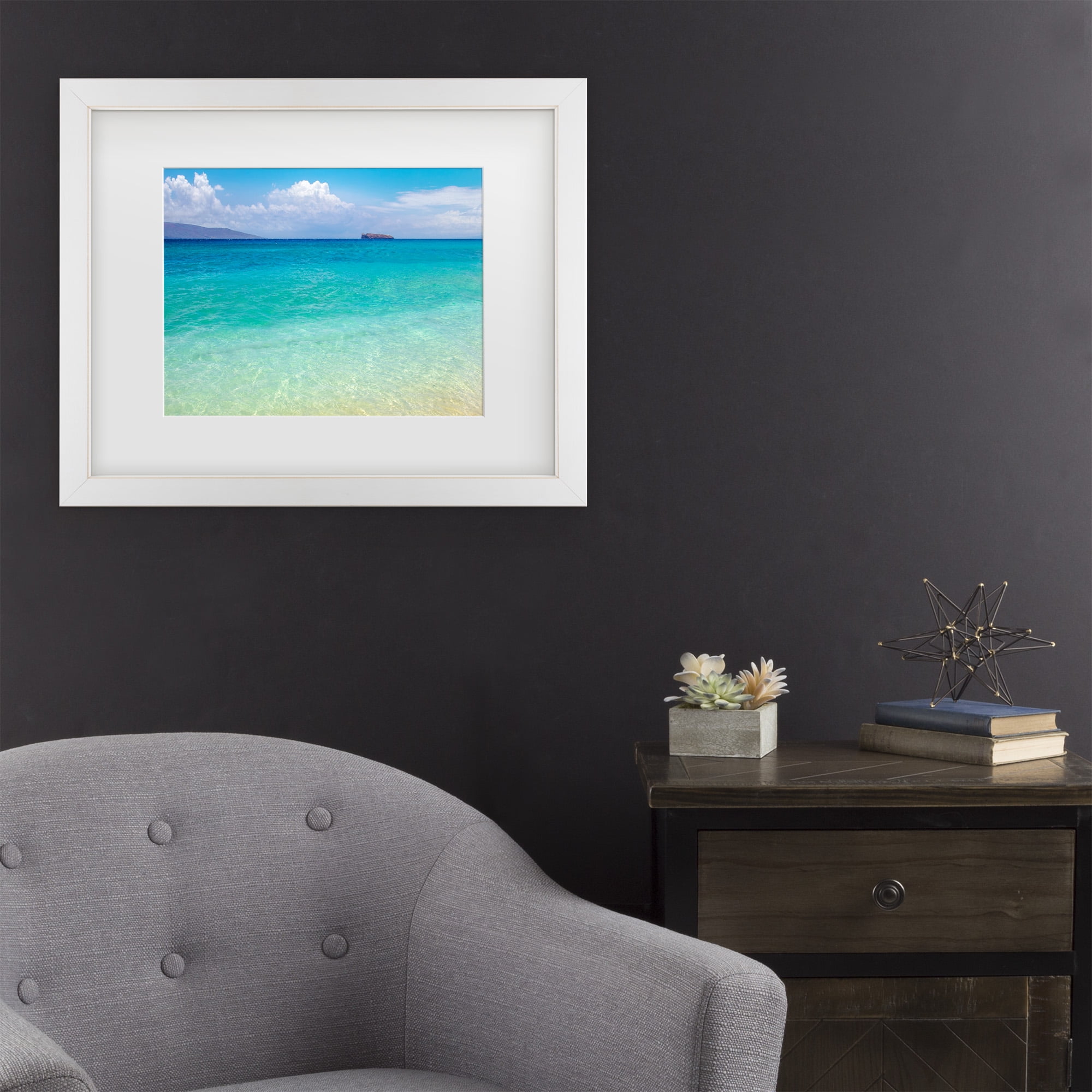 Trademark Fine Art 'Blue Beach Maui' Canvas Art by Pierre Leclerc
