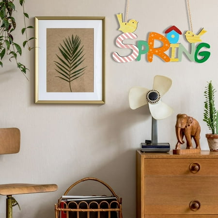 

Easter Wooden Pendant Rabbit Egg Door Panel Decoration Wall Crafts Hanging Festival Atmosphere 1 Pcs