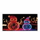 thumbnail image 1 of Decoraciones navideñas, adornos navideños, regalos navideños Fondo de cubierta de puerta de garaje fluorescente navideño de poliéster, 1 of 2