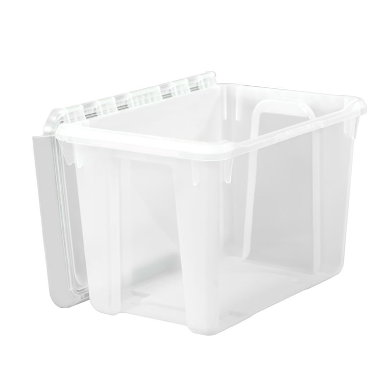 BRAND NEW - Hefty Protect Storage Box with attached lid, 20 quart for Sale  in Concord, NC - OfferUp