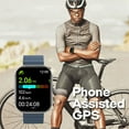thumbnail image 4 of 3Plus MEGA Smartwatch with 2.01" AMOLED Screen/Answer & Make Calls/Sleep Monitoring/Heart Rate/100+ Workout Modes/ Quick Reply/ iPhone and Android/Extra Nylon Band in Blue, 4 of 9