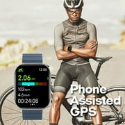 3Plus MEGA Smartwatch with 2.02 AMOLED Screen/Answer & Make Calls/Sleep Monitoring/Heart Rate/100+ Workout Modes/Quick Reply/iPhone and Android