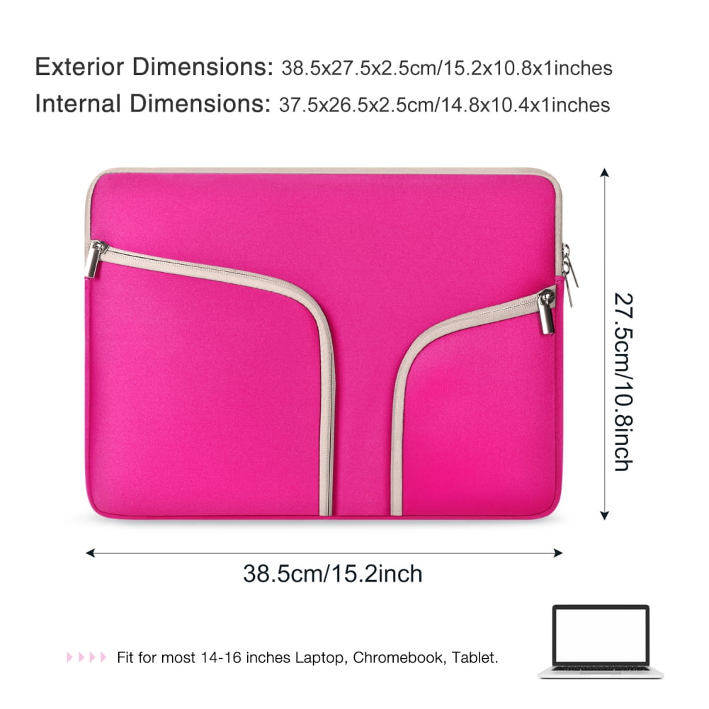 Laptop Case, Laptop Sleeve, 14-16 inch Laptop Bag Shockproof Protective Notebook Case with Accessory Pocket, Briefcase Carrying Laptop Cover for 14-16 inch Laptop Case Bag