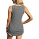 thumbnail image 4 of Camisa sin mangas para mujer, camiseta sin mangas para mujer con dobladillo curvo, cómoda y transpirable a la moda para verano, 4 of 6