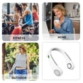 thumbnail image 2 of Portable Neck Fan Hands Free Bladeless Neck Fan, 360° Cooling Hanging Fan, USB Rechargeable Personal Neck Fan, 2 of 5