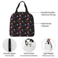 thumbnail image 3 of Yiaed Rainbow Jellyfishes Print Insulated Lunch Bag Reusable Cute Tote Lunch Box, Leakproof Cooler Lunch Bags for Work Office Travel School Picnic, 3 of 5