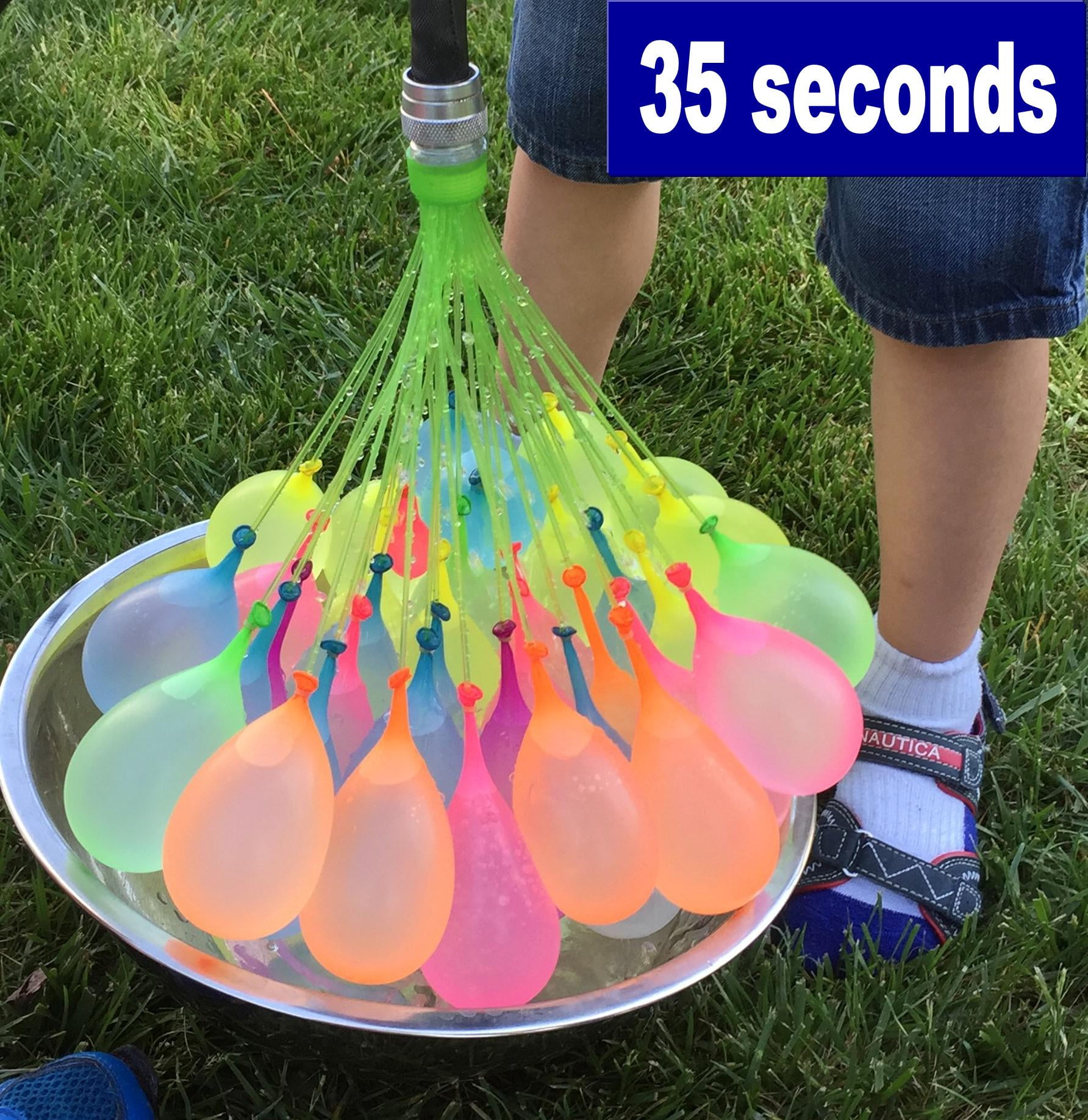 Self Sealing Water Balloons 444 Balloons with 12 Packs For Kids and Adults Party Self Sealing Ballons Easy Quick Fill in 60 Seconds Summer Splash Fun Outdoor Backyard Water Bomb Fight Games kY44