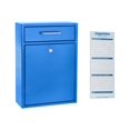 thumbnail image 1 of AdirOffice - Boîte de Collection - Acier Lourd - Bleu, 1 of 9