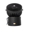 thumbnail image 2 of Ventilador eléctrico Mini ventilador colgante de cuello para exteriores Niveles de viento ajustables Dispositivo de enfriamiento de escritorio, Negro Jumpingount HA004138-02B, 2 of 6