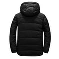 thumbnail image 6 of Ofreoo Men's Hooded Long Sleeve Solid Zipper Workwear Thicken Outdoor Down Jacket Christmas Gift, 6 of 6