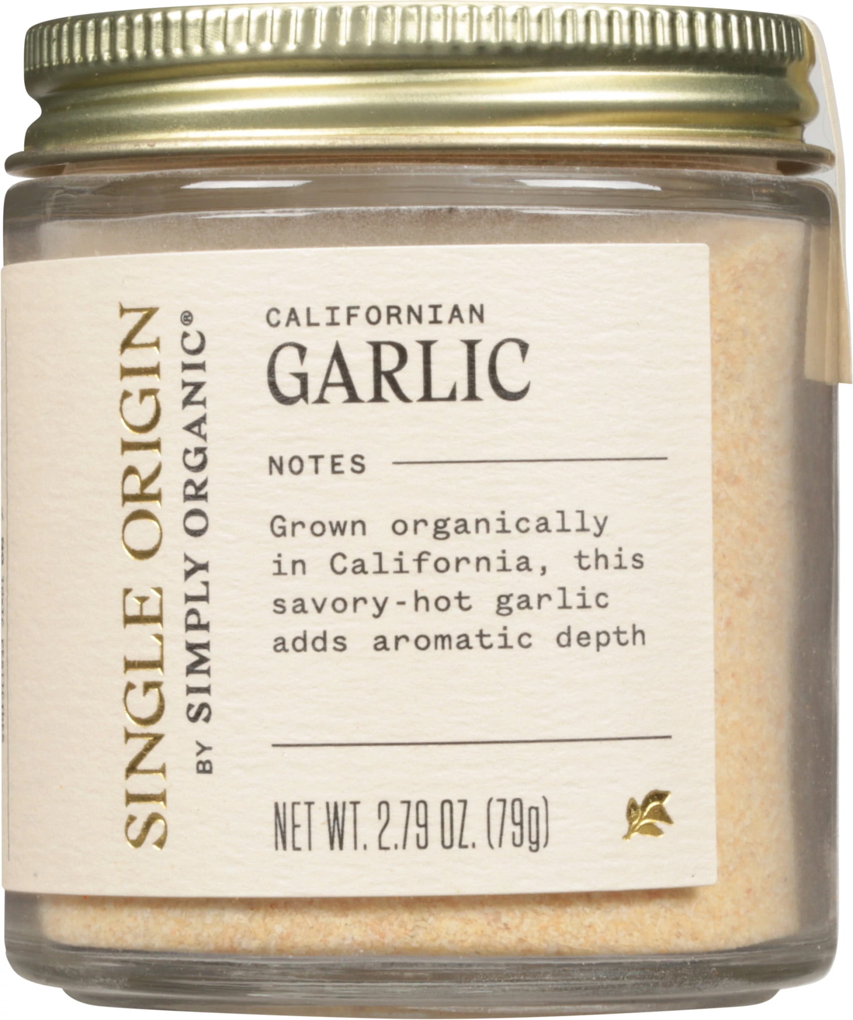Simply Organic Single Origin Californian Garlic, 2.79 oz.
