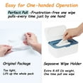 thumbnail image 5 of Ozzptuu Wipes Dispenser, Wipe Holder for Baby & Adult,Reusable Wipes Case, Flushable Wipe Box with Sealing Lid(Blue), 5 of 6