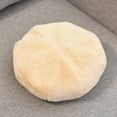 thumbnail image 4 of SPRING PARK Woman Fashion Soft Autumn Winter Warm Fashion Solid Color Painter All-Match Berets Beanie Cap Hat, 4 of 7