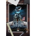 thumbnail image 2 of Apollo 11, Lander and Astronauts (12x18 Wall Art Poster, Room Decor), 2 of 3
