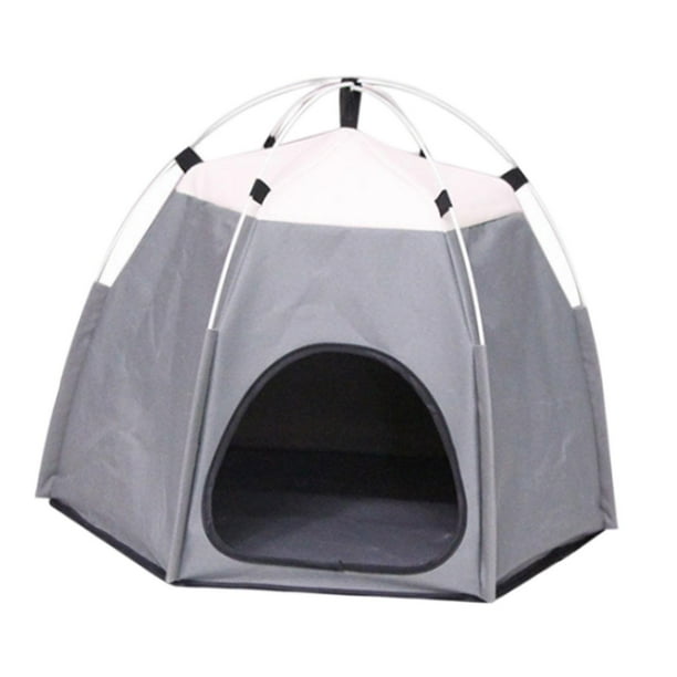 Tienda nido para mascotas, sin equipo, cama para gatos, cama para perros pequeños para centro de actividades Gris