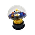 thumbnail image 3 of Decoración de planetas de mesa de hierro, modelo de de torre de arte de ciencia 3D para dormitorio, sala de estar, escritorio, Gloria sistema retro, 3 of 9