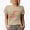 Tan, variant on Kindergarten Squad, Group Name for Preschool School Teachers, Groovy Retro Wavy Text Merch Gift, White T-Shirt, XL