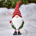 thumbnail image 2 of Ounissouiy Estacas de jardín de Navidad, letreros de gnomo de bienvenida, vacaciones al aire libre, exquisito adorno de Metal grueso, camino de Kits de decoración para fiestas Tipo3, 2 of 6