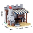 thumbnail image 4 of MOOXI Medieval Knights Blacksmith Shop Building Set,Classic Creative Building Blocks Children Kit,Gifts for Kids(337pcs), 4 of 6