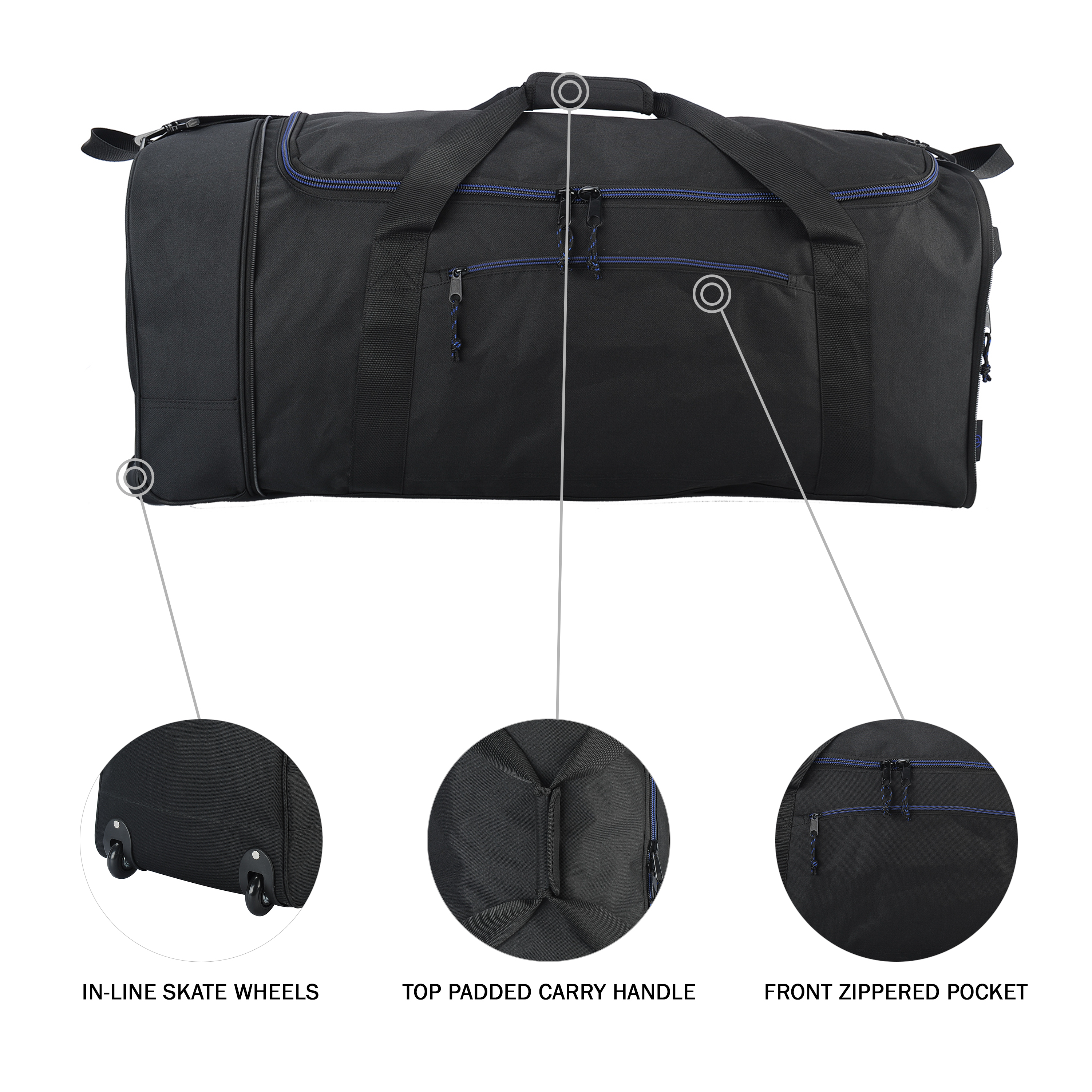 Protege 32-Inch Rolling Compactible Duffel Bag photo 3