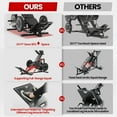 thumbnail image 6 of Syedee Compact Leg Sled Machine, Leg Press Machine Capacity 1000lbs, Hack Squat Machine Combo, Calf Raise Home Gym, 6 of 9