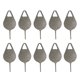 thumbnail image 1 of Methold 100 Uds. Eyectores de bandeja de tarjeta Sim, accesorios para teléfono móvil, herramientas de extracción, agujas universales para Teléfono y Comunicación, 1 of 6