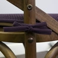 thumbnail image 5 of Memory Foam Honeycomb Non-Slip Chair Cushion Pad with Ties 2 Pack - Eggplant, 5 of 5