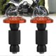 thumbnail image 2 of 22mm 7/8inch Motorcycle Handlebar End Slider Plug Caps for Racing ATV Offroad Orange, 2 of 3