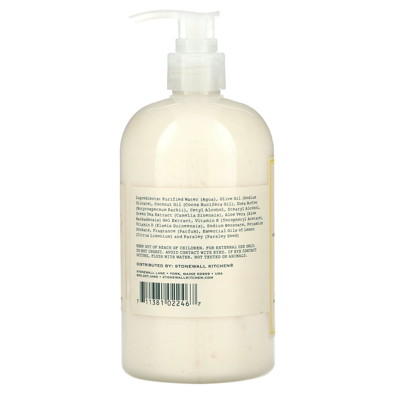 Stonewall Kitchen Lemon Parsley Hand Lotion, Oz