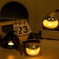 thumbnail image 3 of Inteprter Portavelas de cerámica decoración de Halloween resistente al desgaste, 3 of 6