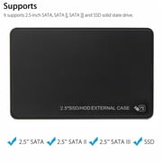 USB 3.0 2TB SATA SSD External Hard Drive Portable Desktop Mobile Hard Disk Case