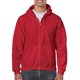 thumbnail image 2 of Gildan - Sudadera con capucha y cremallera completa Modelo Heavy Blend Unisex niños niñas (Rojo), 2 of 2