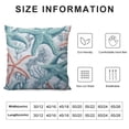 thumbnail image 5 of Nawypu Nautical Starfish Body Pillow Cover,Summer Ocean Themed Long Pillow Case with Zipper Beach Seashell Decorative Bedding Pillowcase Coastal Pillow Covers Soft Cushion Pillow Case for Bedroom, 5 of 5