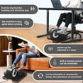 thumbnail image 4 of Under Desk Elliptical Machine - Electric, Quiet & Fully Assembled for Seniors. Portable Seated Leg Exerciser with Remote Control. ESL Pedal Trainer, 4 of 9