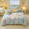 thumbnail image 2 of Sanrio Cinnamoroll My Melody Pochacco Soft Milk Velvet Bedding Four-Piece Set Bedroom Three-Piece Suit Bed Sheet Quilt Cover, 2 of 17