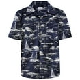 thumbnail image 4 of Geeksport Men's Flower Hawaiian Casual Shirts Button Down Floral Summer Beach Shirt for Vacation, 4 of 7