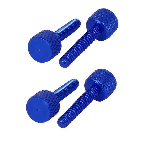 Computer PC Graphics Card Royal Blue Knurled Head Thumb Screws 632