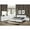 White - 5-Piece, variant on Jeremaine 4-piece Eastern King Bedroom Set White