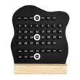 thumbnail image 1 of LOLIPPYY Desktop Perpetual Calendar Office Decorative Ornament Black Date Display 1Set, 1 of 8